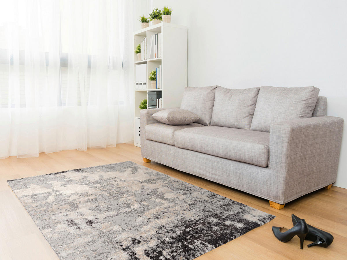WEBTEPPICH 240/340 cm Timeline  - Hellgrau, Design, Textil (240/340cm) - Novel