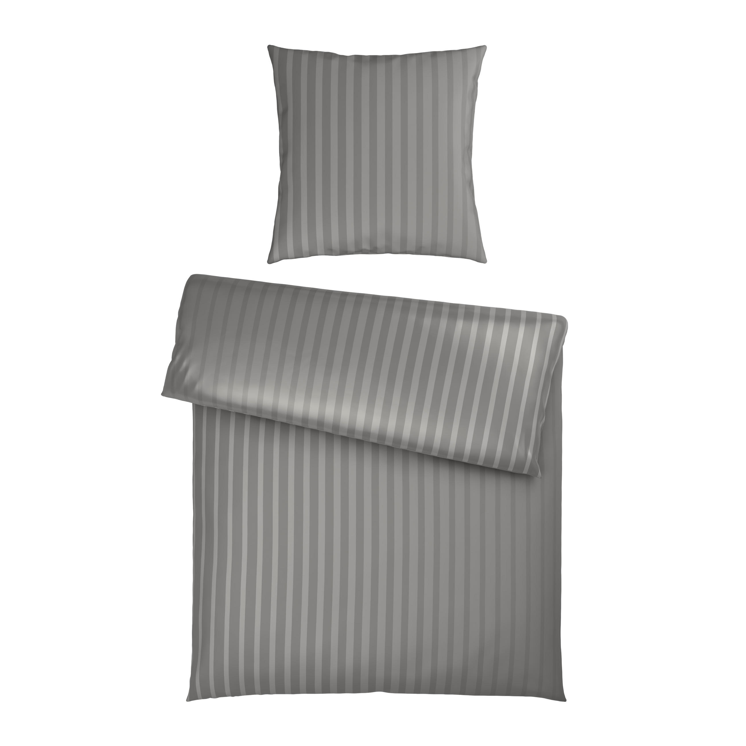 BETTWÄSCHE Satin 135/200 cm  - Silberfarben, Textil (135/200cm) - Dieter Knoll