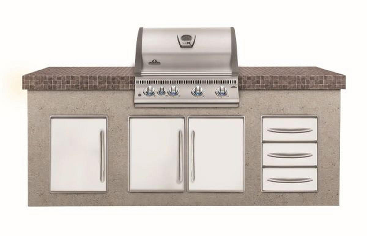 PLINSKI ROŠTILJ BILEX485RBPSS  boje oplemenjenog čelika  - boje oplemenjenog čelika, Konvencionalno, metal (74/57/63cm) - Napoleon