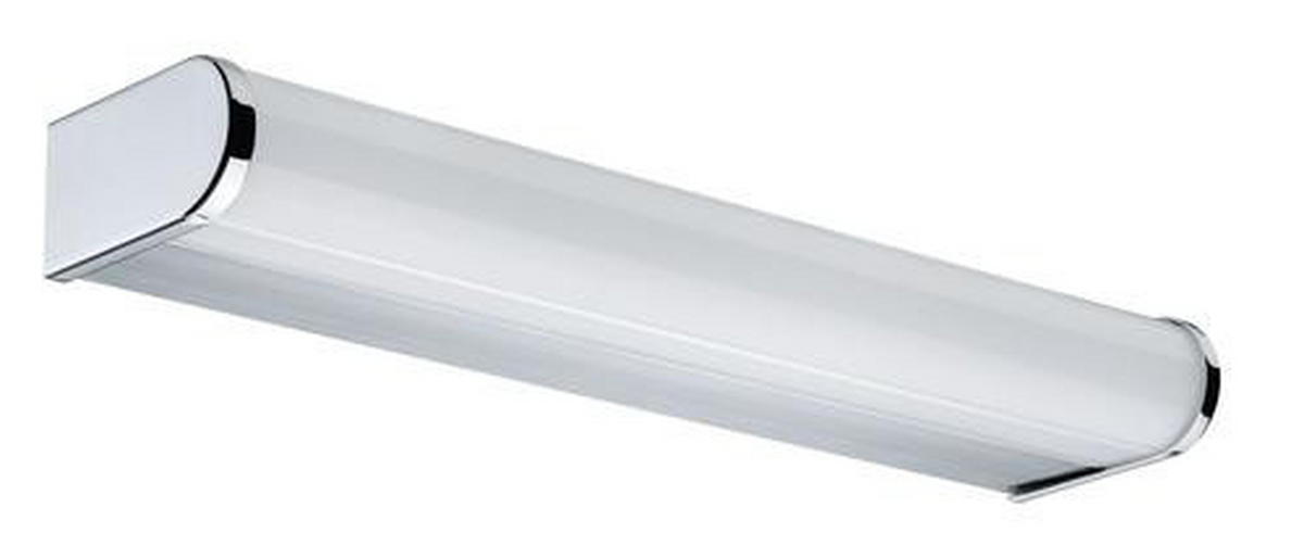 SPIEGELLEUCHTE 32,6/4/7,8 cm   - Chromfarben, Design, Kunststoff/Metall (32,6/4/7,8cm) - Paulmann