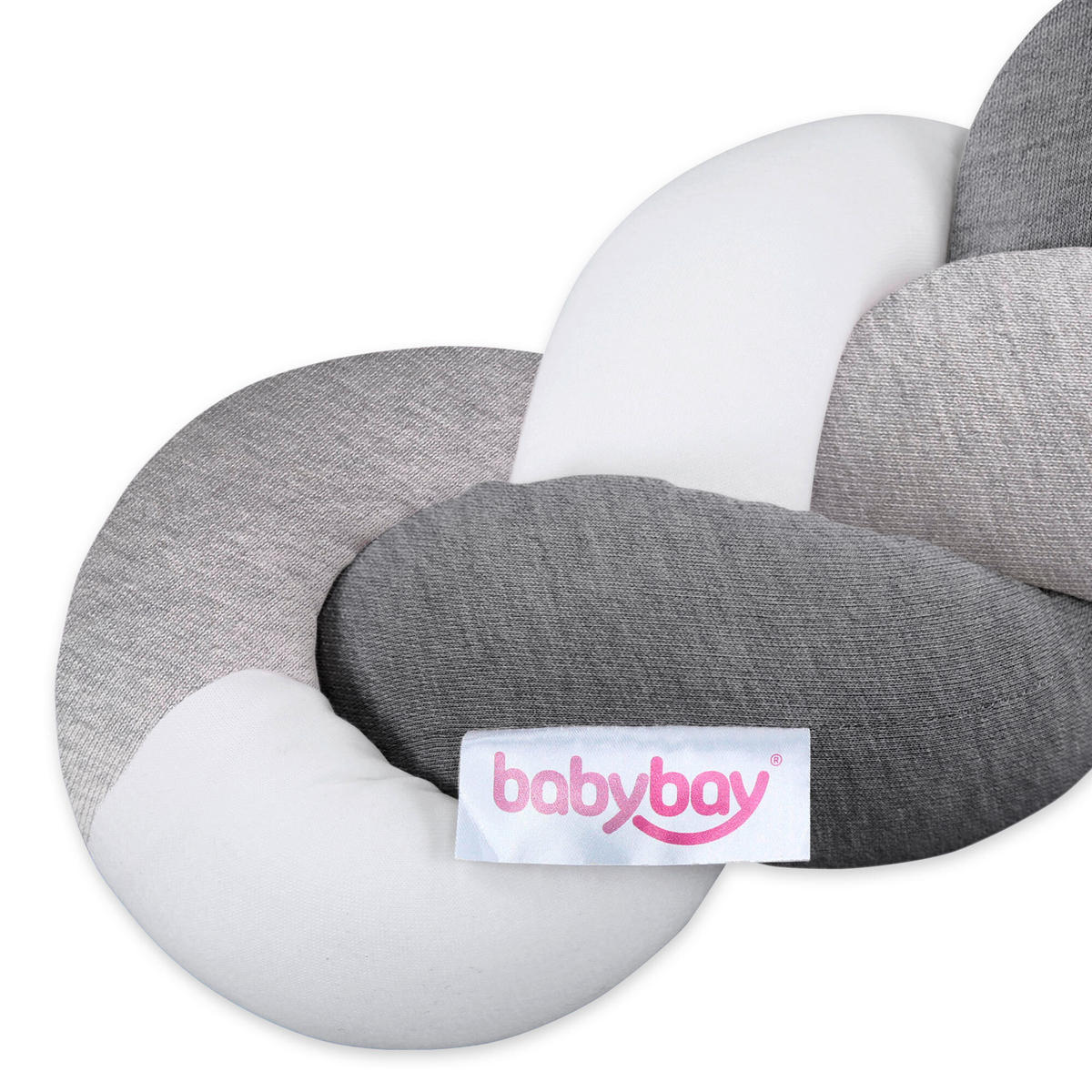 NESTCHENSCHLANGE  200/13/13 cm   - Champagner/Dunkelgrau, Basics, Textil (200/13/13cm) - Babybay