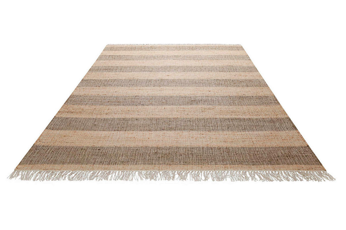 HANDWEBTEPPICH 80/150 cm Virgil Braun, Cognac  - Cognac/Braun, KONVENTIONELL, Textil (80/150cm)