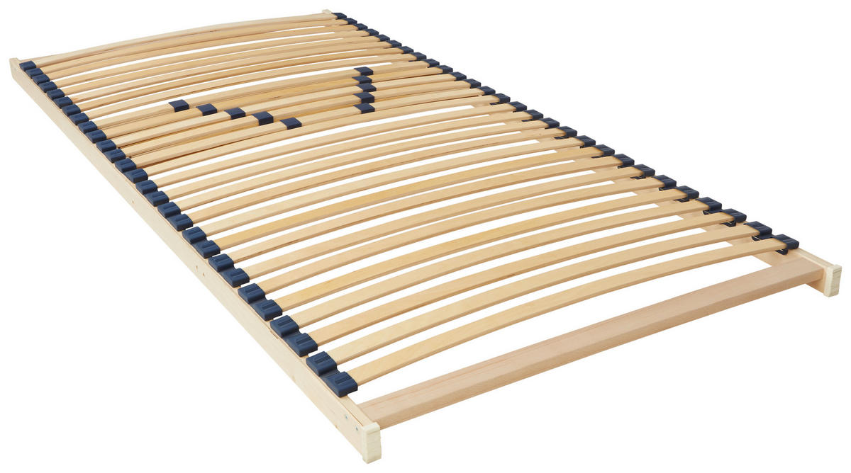 LATTENROST 140/200 cm Kopfteil, Fußteil, Mittelzone verstellbar, Birke  - Birkefarben, Basics, Holz/Kunststoff (140/200cm) - Sleeptex