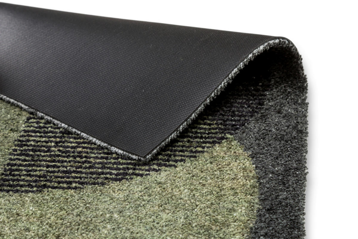 FUSSMATTE - Olivgrün, Konventionell, Textil (50/70cm) - Schöner Wohnen Teppi