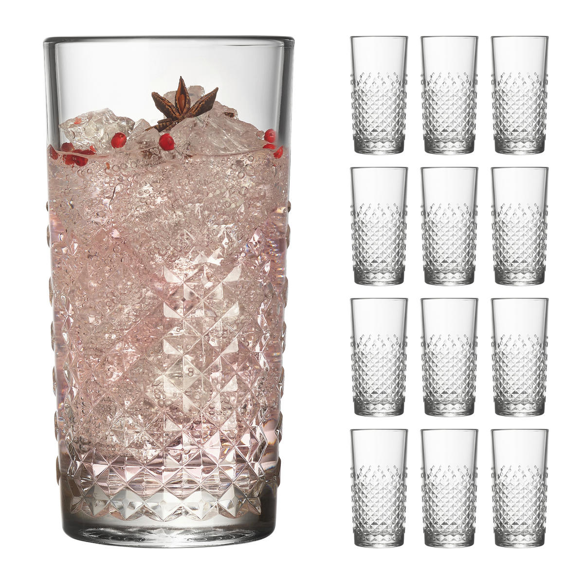 GLÄSERSET OCULAR  12-teilig  - Klar, Basics, Glas (8/15,5cm)