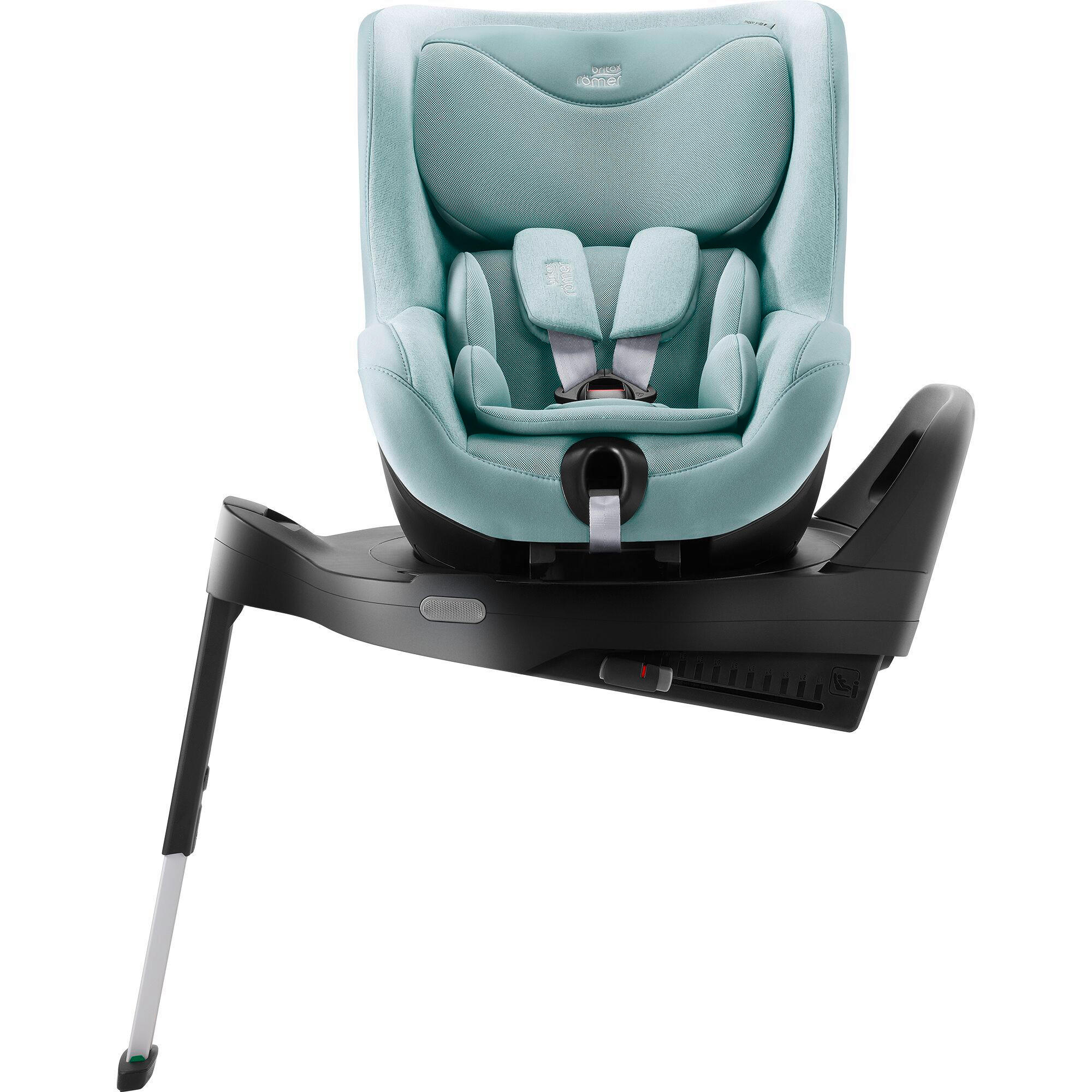 REBOARDER-KINDERSITZ DUALFIX 5Z  - Pastellblau, Basics, Kunststoff/Textil (44/48cm) - Britax Römer
