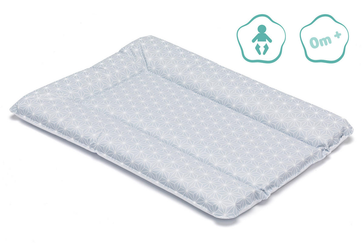 WICKELAUFLAGE - Grau, Basics, Kunststoff (70/50/4cm) - Fillikid