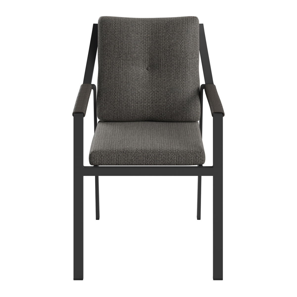 STAPELSESSEL in Metall, Textil Anthrazit, Dunkelgrau  - Dunkelgrau/Anthrazit, Design, Textil/Metall (57/84/71cm) - Dieter Knoll