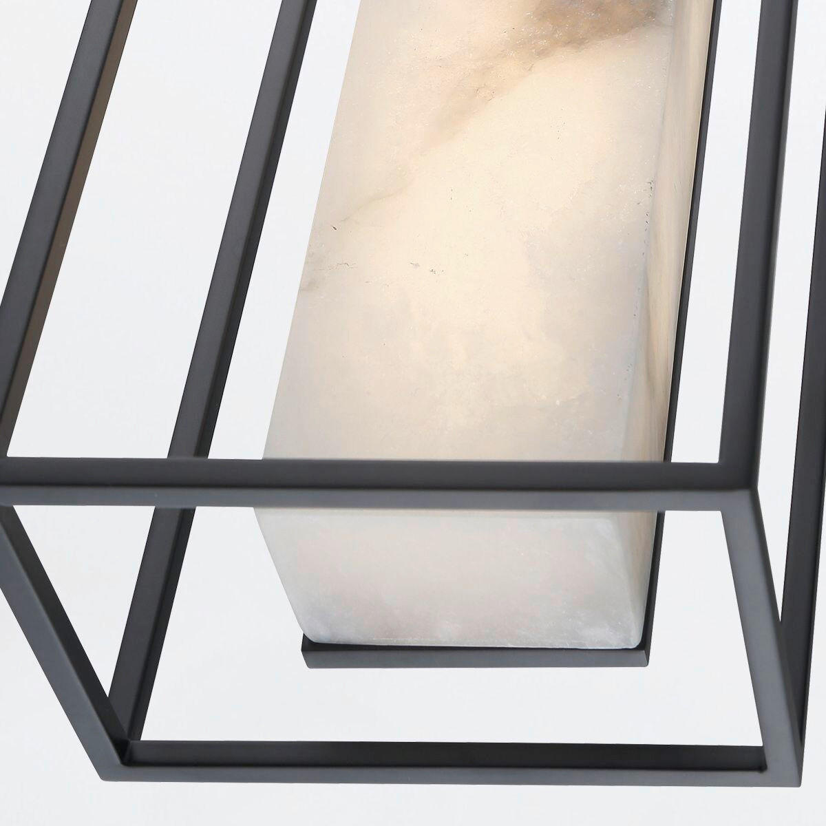 LED-WANDLEUCHTE - Schwarz, Konventionell, Glas/Metall (61/12,7/11,5cm) - Elstead Lighting