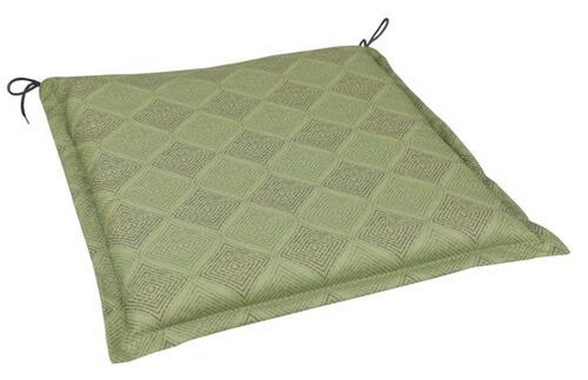 JASTUK ZA SEDENJE zelena, svetlozelena  - zelena/svetlozelena, Konvencionalno, tekstil (45/5/47cm)