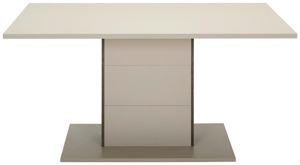 ESSTISCH rechteckig Grau, Eichefarben  - Eichefarben/Grau, MODERN, Holzwerkstoff (160/78/90cm) - Hom`in