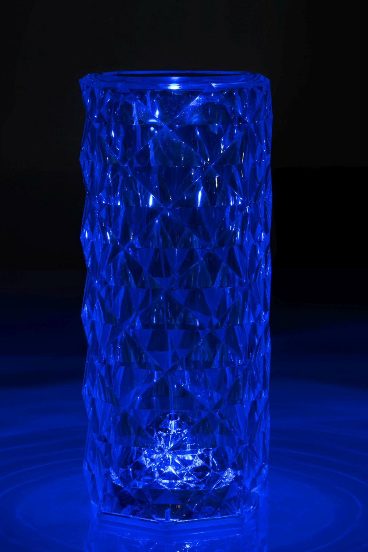 DEKORAČNÍ LED SVÍTIDLO, dálkový ovladač, dotykový stmívač, 9/22 cm  - průhledné, Lifestyle, plast (9/22cm) - Novel