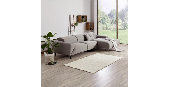 HANDWEBTEPPICH 130/190 cm Weiß - Weiß, Basics, Naturmaterialien (130/190cm) - Linea Natura