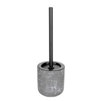 WC-BÜRSTENGARNITUR - Schwarz/Grau, Basics, Keramik/Kunststoff (11,5/38/11,5cm) - Schöner Wohnen
