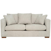 2-SITS SOFFA i trä, metall, textil beige  - beige/brun, Klassisk, metall/trä (175/80/113cm) - Carryhome