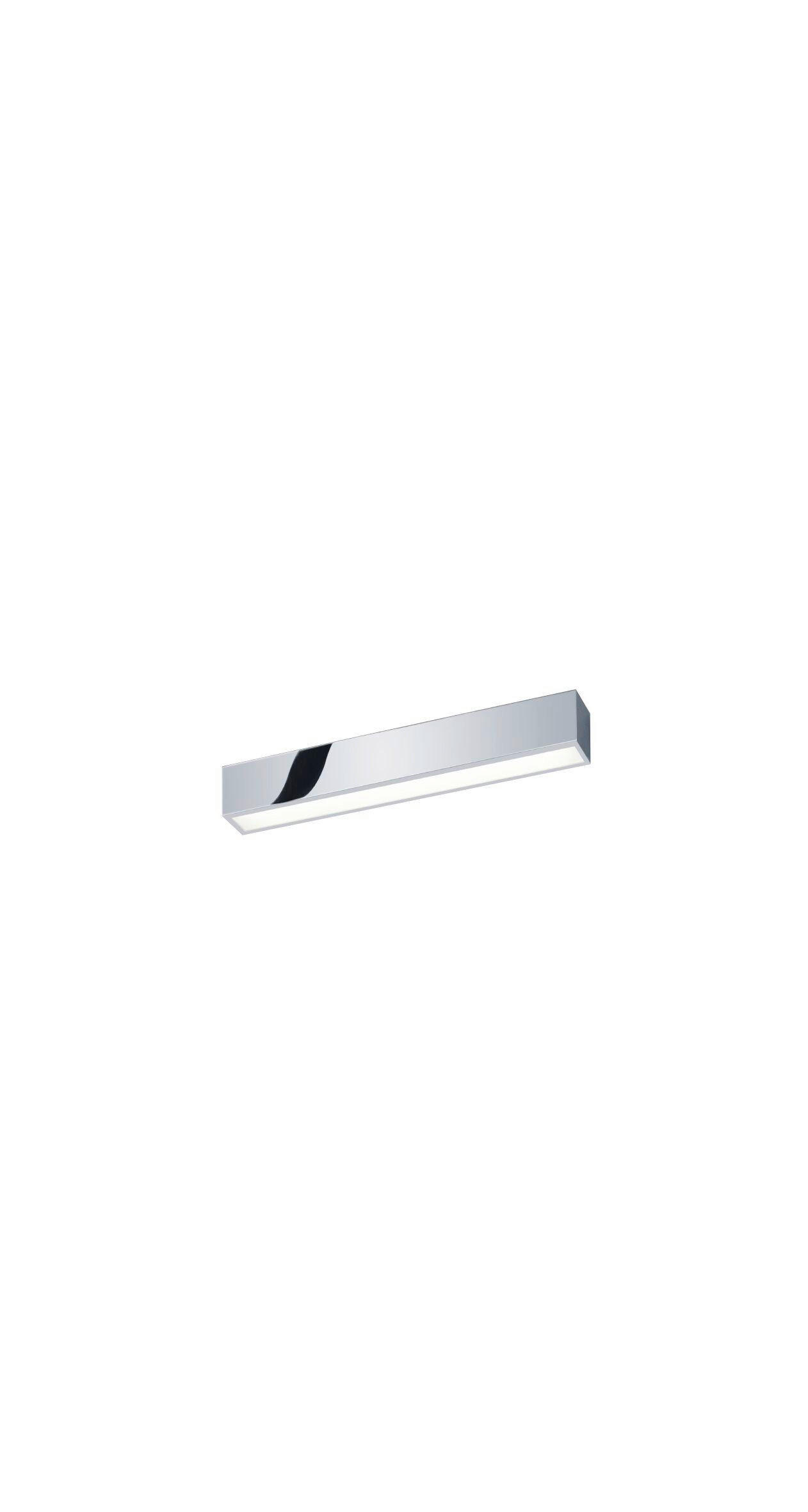 BADEZIMMER-WANDLEUCHTE - Chromfarben, Design, Metall (30/8/4,5cm) - Helestra
