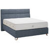 BOXSPRINGBETT 180/200 cm  in Blau  - Blau/Kupferfarben, Konventionell, Textil/Metall (180/200cm) - Ambiente