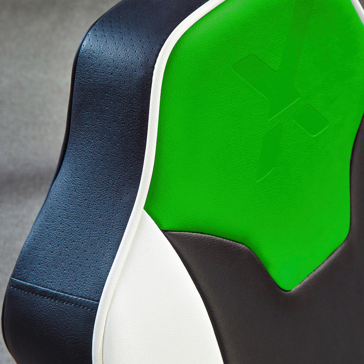 GAMINGSESSEL Grün Textil   - Grün, MODERN, Textil (42/64/75cm) - X Rocker