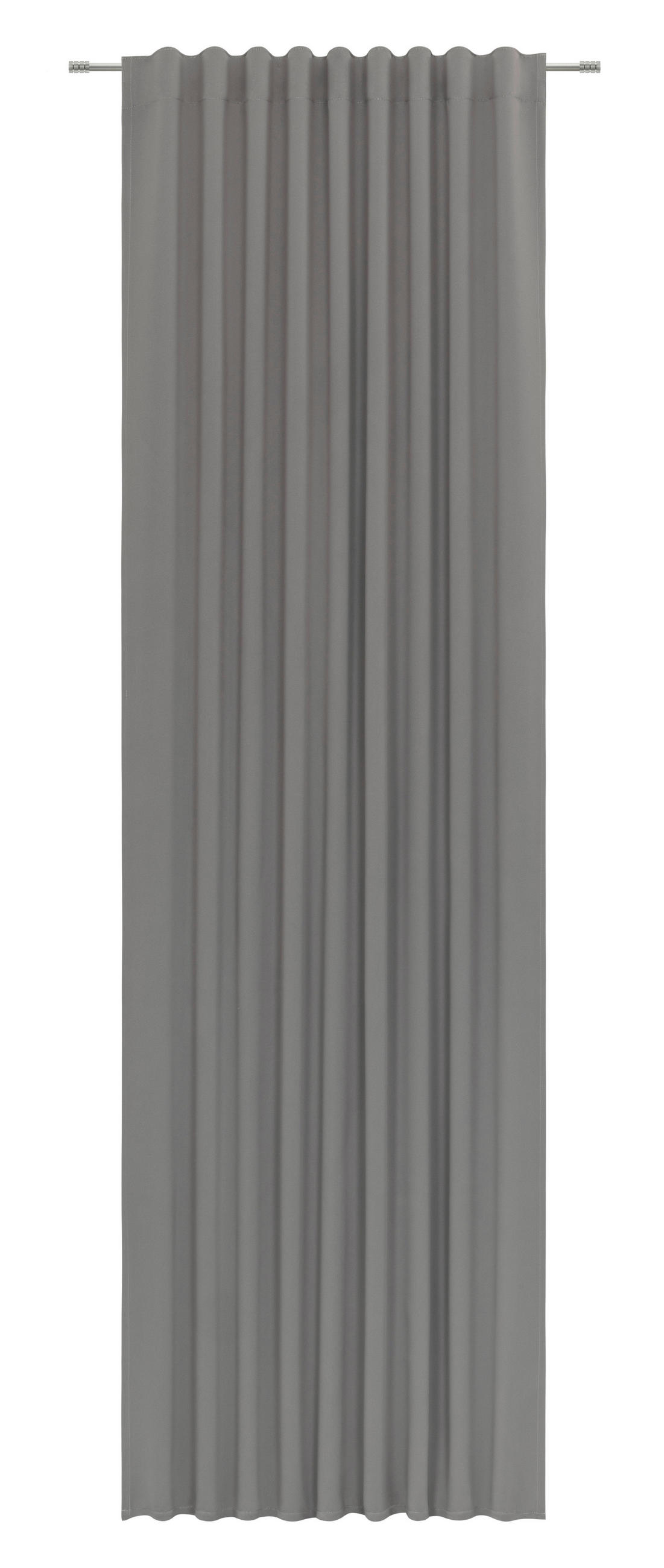 HOTOVÝ ZÁVĚS, zatemnění, 140/300 cm - šedá, Basics, textil (140/300cm) - Esposa