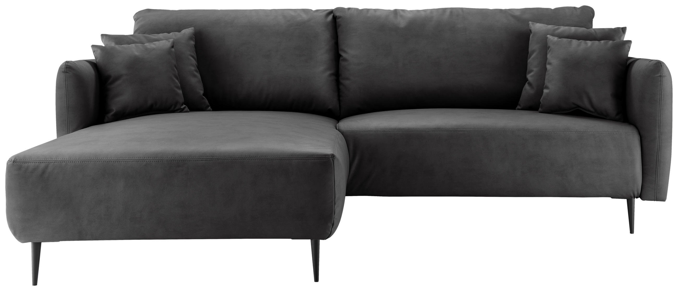 Livetastic ROHOVÁ SEDAČKA, textil, černá
