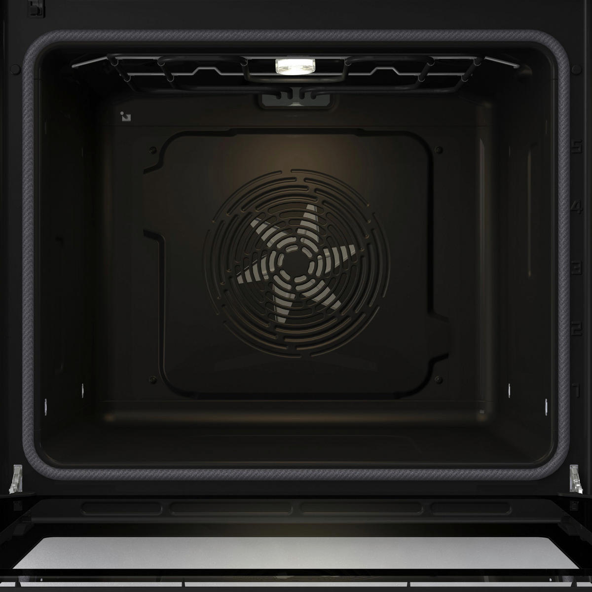 BACKOFENSET Black Pepper PSIbB  - Schwarz, Basics, Glas/Metall (60/60/54cm) - Gorenje