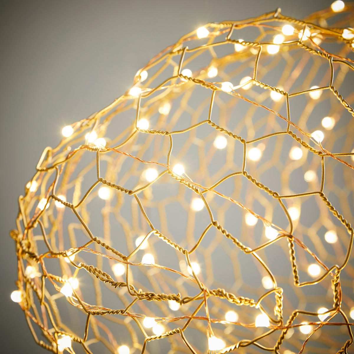 LED-HÄNGELEUCHTE Hayden 76/40/147 cm   - Goldfarben, Trend, Metall (76/40/147cm) - By Rydéns