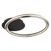 LED-DECKENLEUCHTE    53/50/8 cm  - Opal/Grau, Design, Kunststoff/Metall (53/50/8cm) - Globo