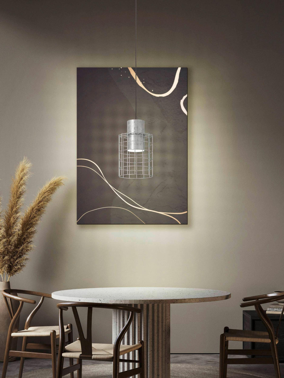HÄNGELEUCHTE 20/110 cm    - Weiss, Basics, Metall (20/110cm) - Eglo