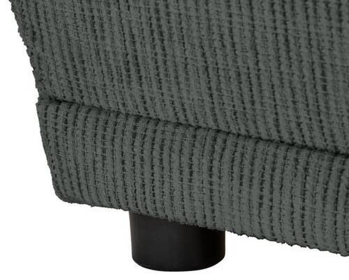 CHAISELONGUE Chenille Anthrazit  - Anthrazit/Schwarz, KONVENTIONELL, Kunststoff/Textil (171/73/93cm) - Carryhome