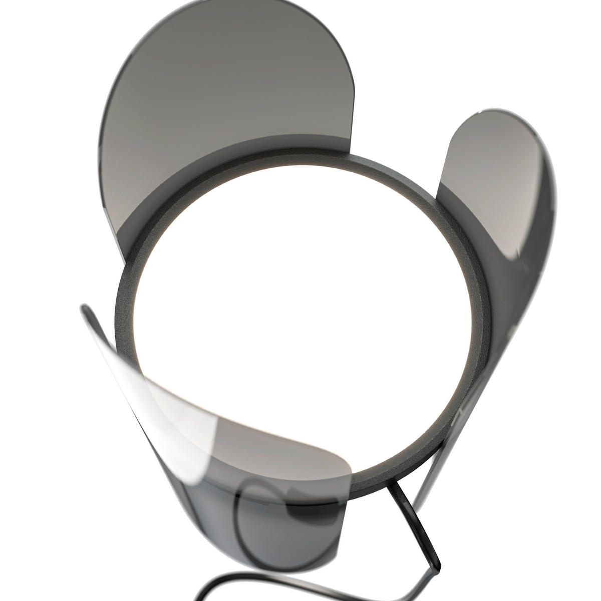 BORDSLAMPA Modern 15/30/15 cm   - svart/transparent, Trend, metall/plast (15/30/15cm) - MAYTONI