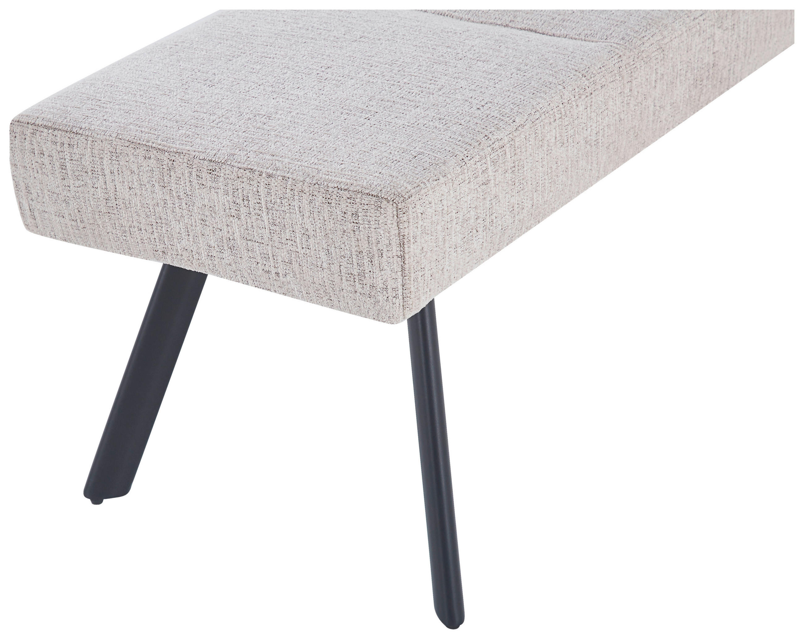 SITZBANK in Textil Beige  - Beige/Schwarz, KONVENTIONELL, Textil (140/49/47cm) - MID.YOU