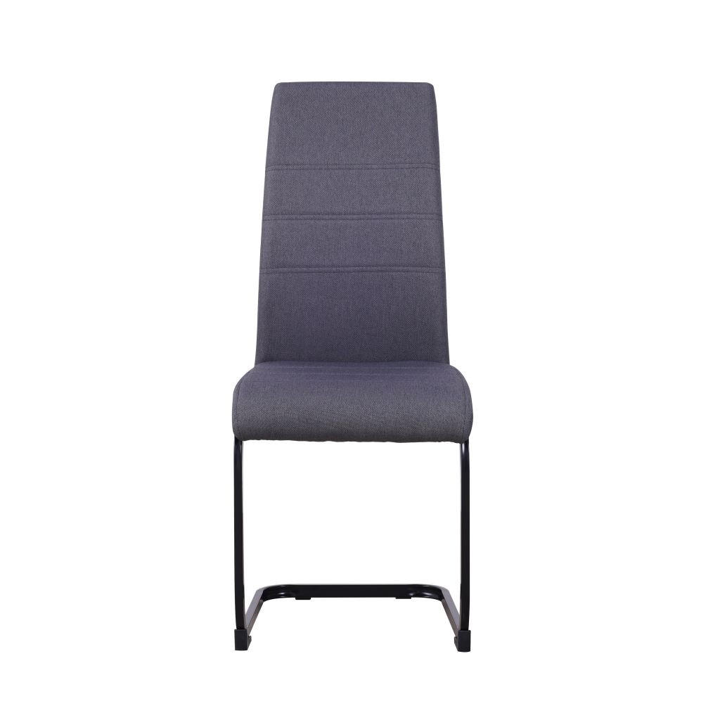 STOLICA  siva       - siva/crna, Moderno, metal/tekstil (42/99/56cm)