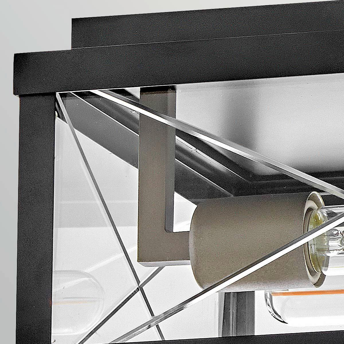 HÄNGELEUCHTE Hinkley 15,9/30,5/30,5 cm  - Schwarz, Design, Glas/Metall (15,9/30,5/30,5cm) - Elstead Lighting