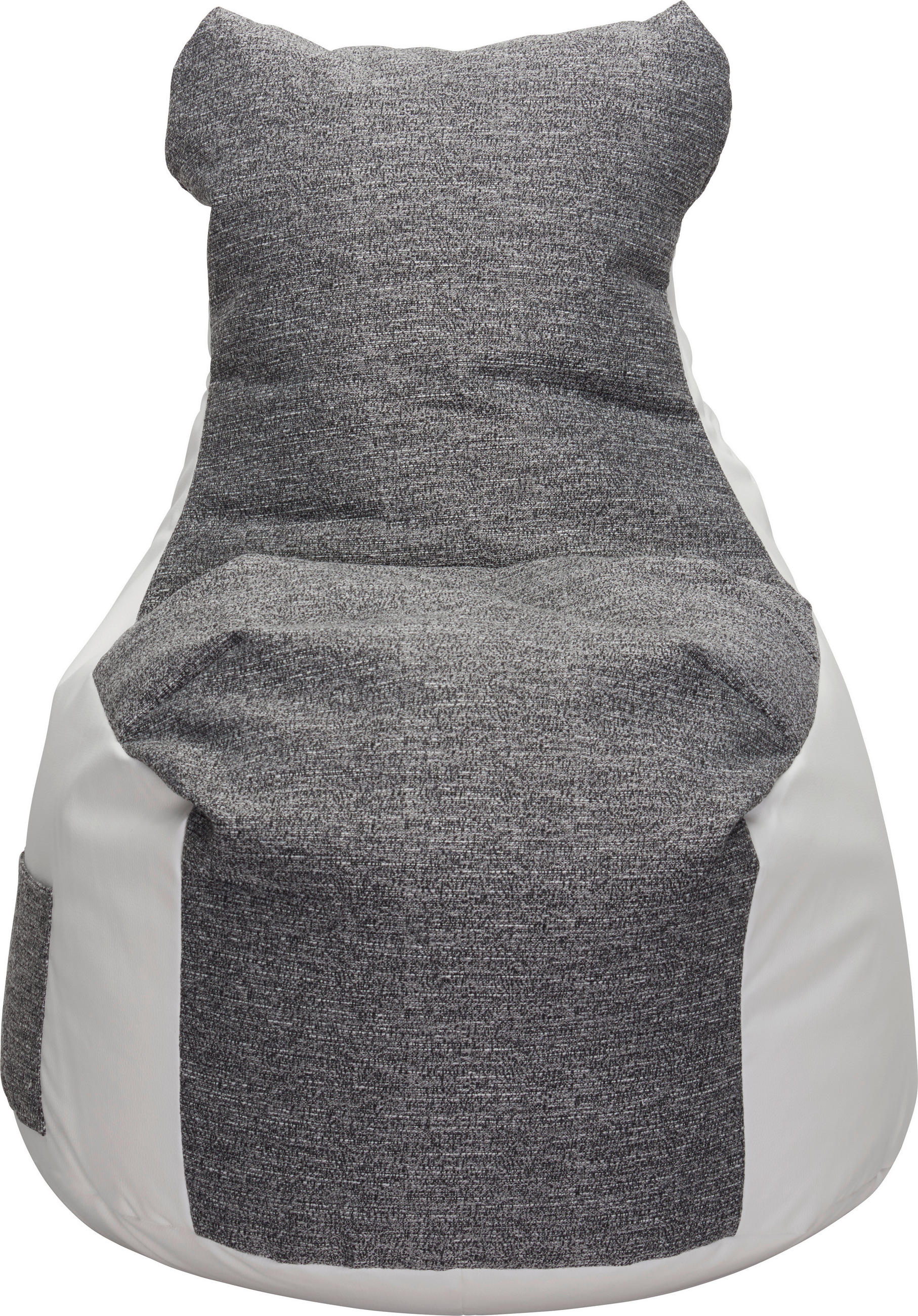 SEDACÍ VAK, šedá, bílá - šedá/bílá, Design, textil (85/100/85cm) - Boxxx