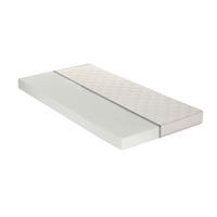 KALTSCHAUMMATRATZE 100/200 cm Höhe ca. 13 cm  - Weiß, Basics, Textil (100/200cm) - P & B