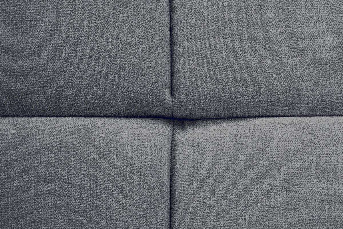 ECKSOFA in Velours Dunkelgrau  168/298 cm  - Dunkelgrau/Schwarz, KONVENTIONELL, Kunststoff/Textil (168/298cm) - Carryhome