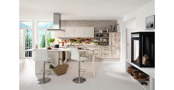 EINBAUKÜCHE   - Basics, Holzwerkstoff - Novel