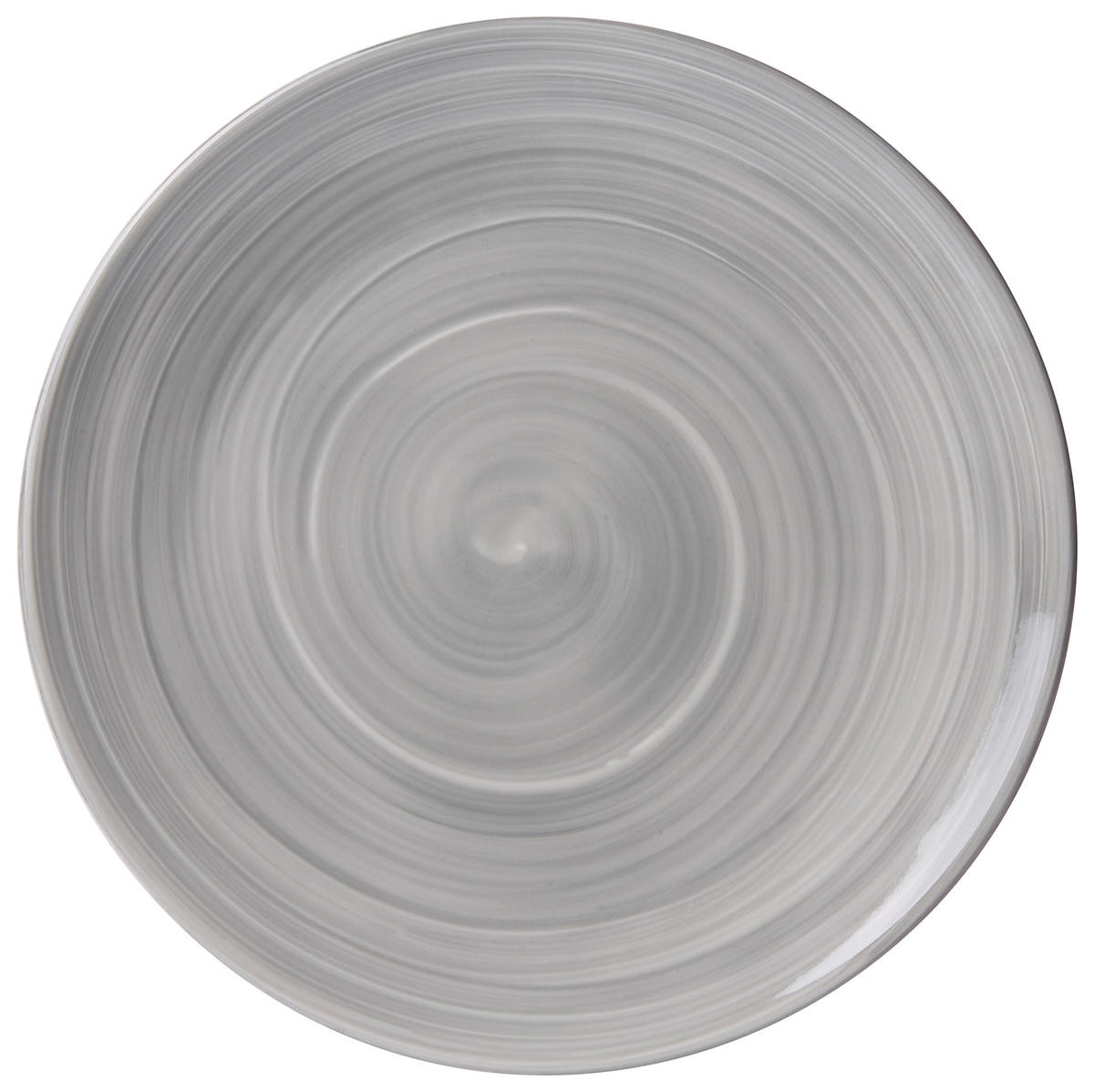 MĚLKÝ TALÍŘ, keramika, 26 cm - šedá, Konvenční, keramika (26cm) - Ritzenhoff Breker