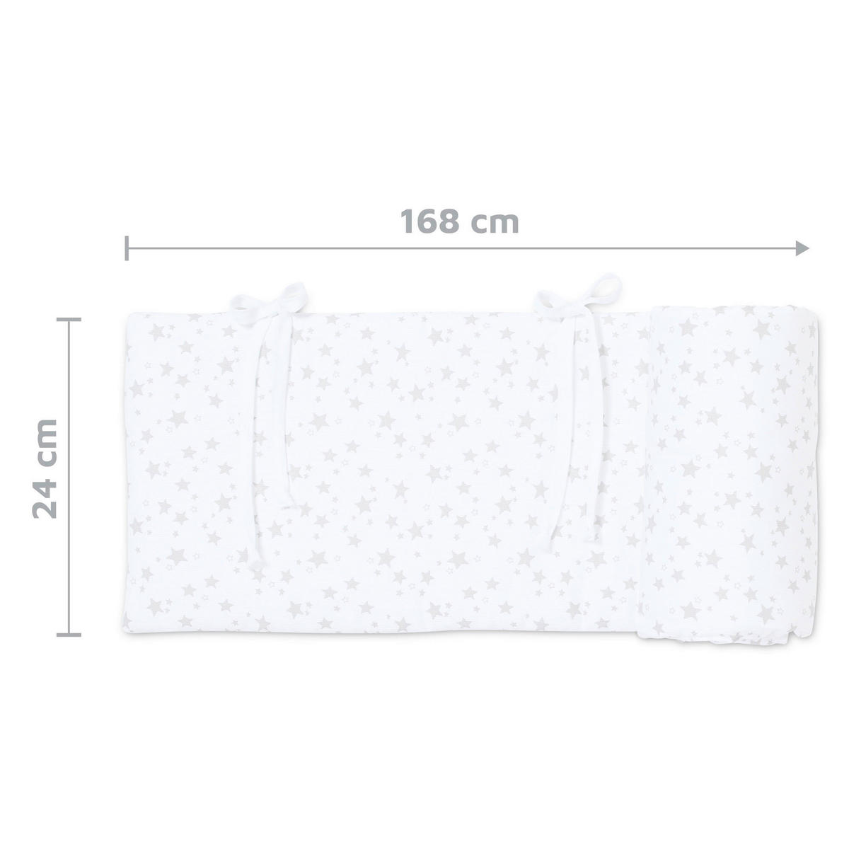 NESTCHEN   24/168 cm  - Weiß, Basics, Textil (24/168cm) - Babybay