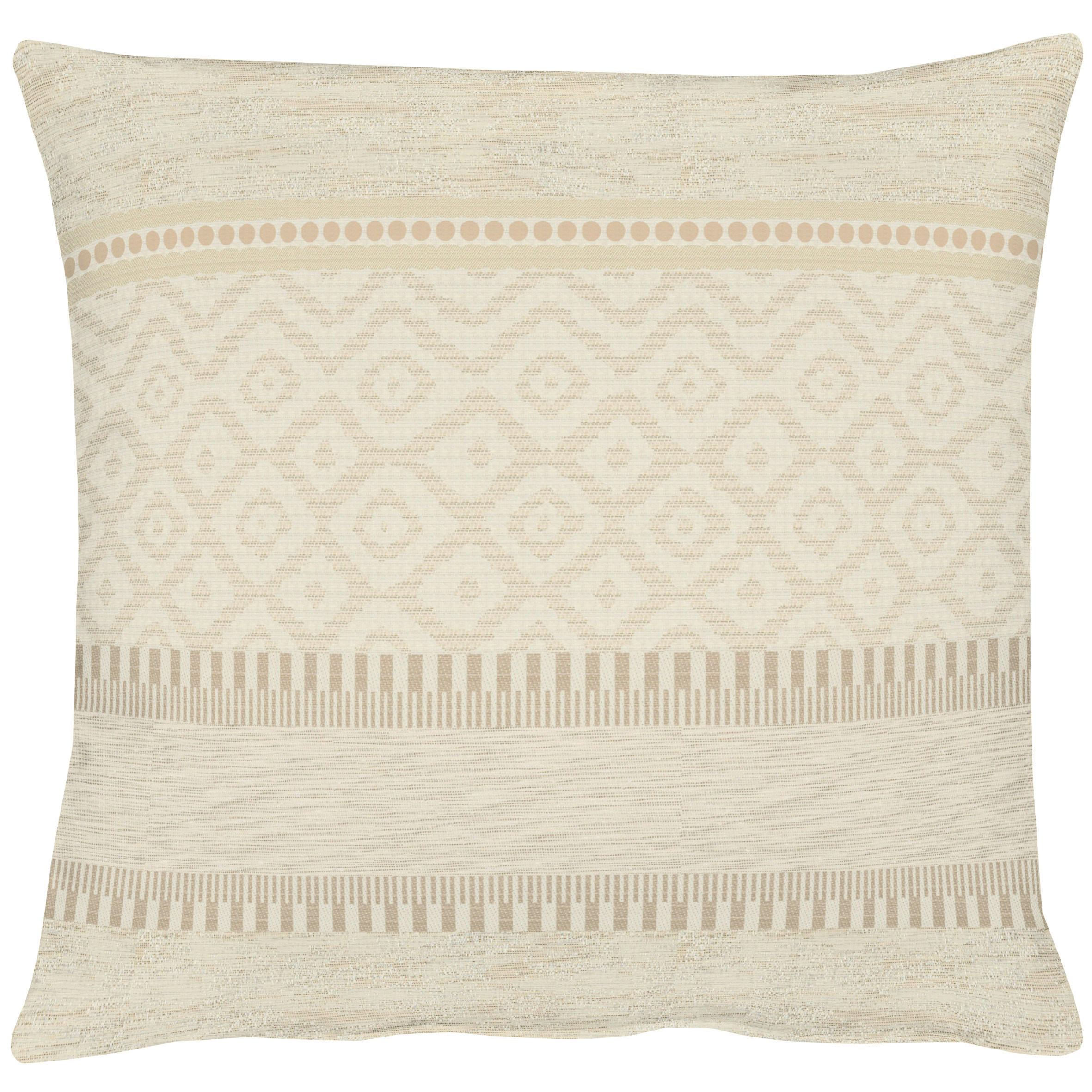 ZIERKISSEN 48/48 cm  - Naturfarben, Design, Textil (48/48cm) - Apelt