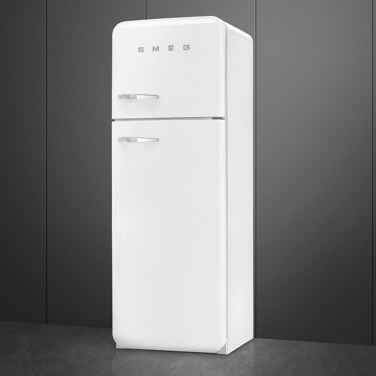KÜHL-GEFRIER-KOMBINATION 60/178/72,8 cm FAB30RWH6  - Weiß, Basics, Metall (60/178/72,8cm) - SMEG