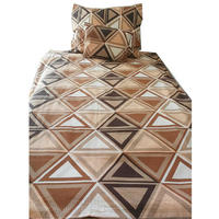 ÁGYNEMŰHUZAT-GARNITÚRA  - barna, Basics, textil (140/200cm)