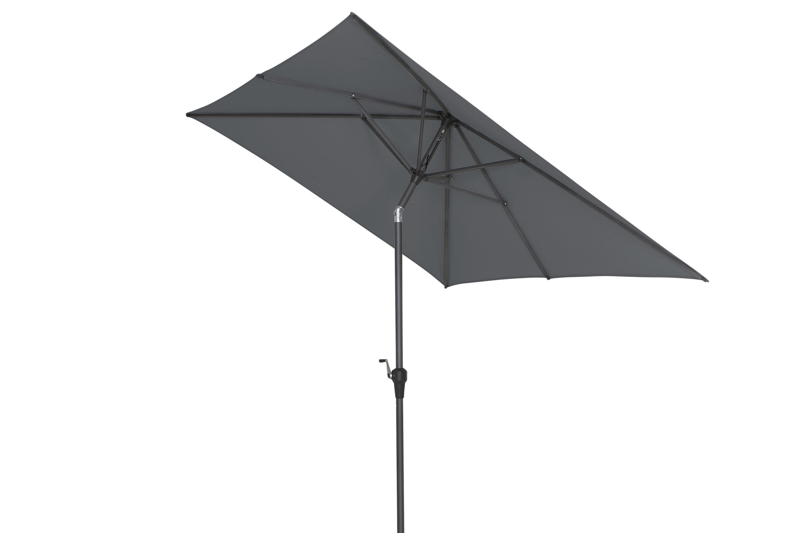 SONNENSCHIRM 250 cm - Anthrazit, KONVENTIONELL, Textil/Metall (250/200cm) - Siena Garden