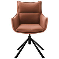 STOLICA SA RUKONASLONOM  crna, boja cigle       - crna/boja cigle, Dizajnerski, metal/tekstil (60/90/65cm) - Novel