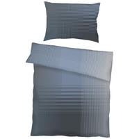 BETTWÄSCHE Makosatin 140/200 cm  - Dunkelblau, KONVENTIONELL, Textil (140/200cm) - Kaeppel