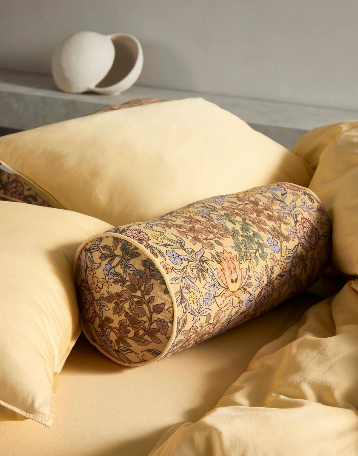 BETTWÄSCHE MINTE Satin 135/200 cm  - Gelb, Basics, Textil (135/200cm) - Essenza