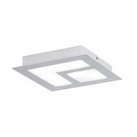 LED-DECKENLEUCHTE 27/27/4,5 cm   - Alufarben/Nickelfarben, Design, Kunststoff/Metall (27/27/4,5cm) - Eglo