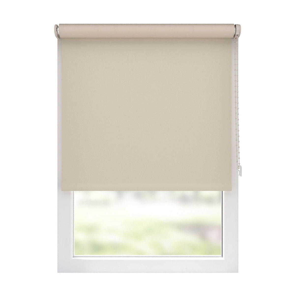 VERDUNKELUNGSROLLO  - Sandfarben, Basics, Textil (230/190cm)