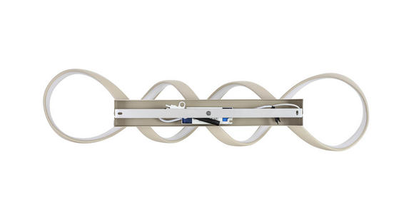 LED-DECKENLEUCHTE 80/17/23 cm   - Sandfarben, Design, Kunststoff/Metall (80/17/23cm) - Novel