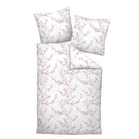 POSTELJINA 135/200 cm  MILANO  - bijela/ružičasta, Konvencionalno, tekstil (135/200cm) - Janine